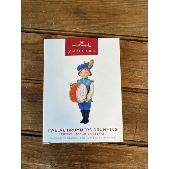 Hallmark Drummers Drumming Ornament - 2022 12 days of christmas keepsake NIB - Picture 1 of 2